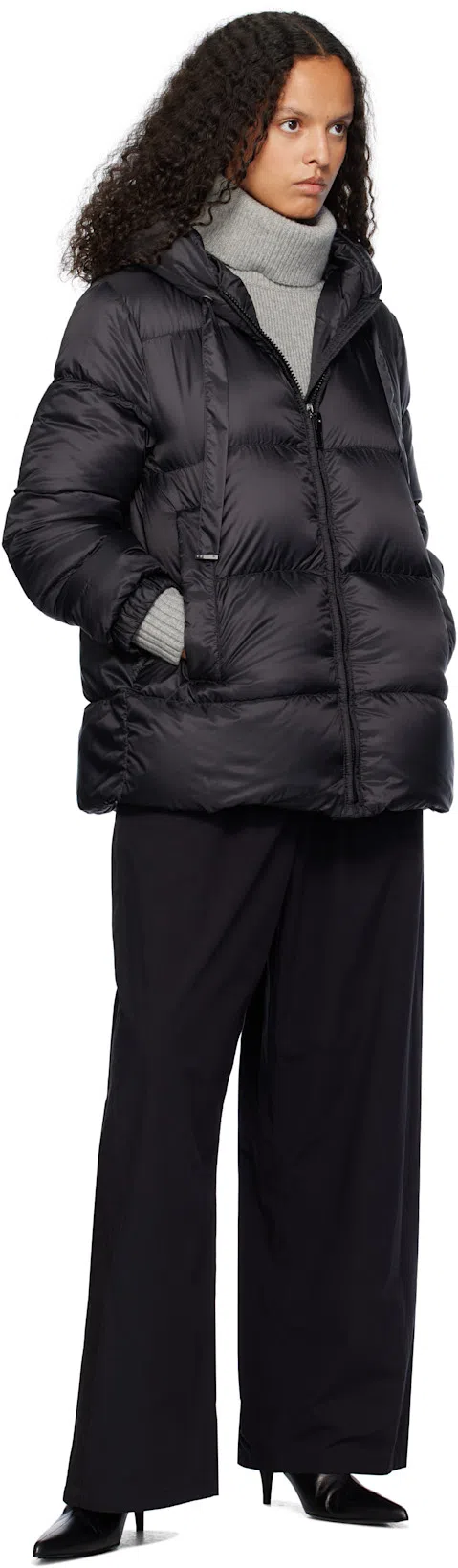 THE ROW Sling Leather Ankle Boots In Black