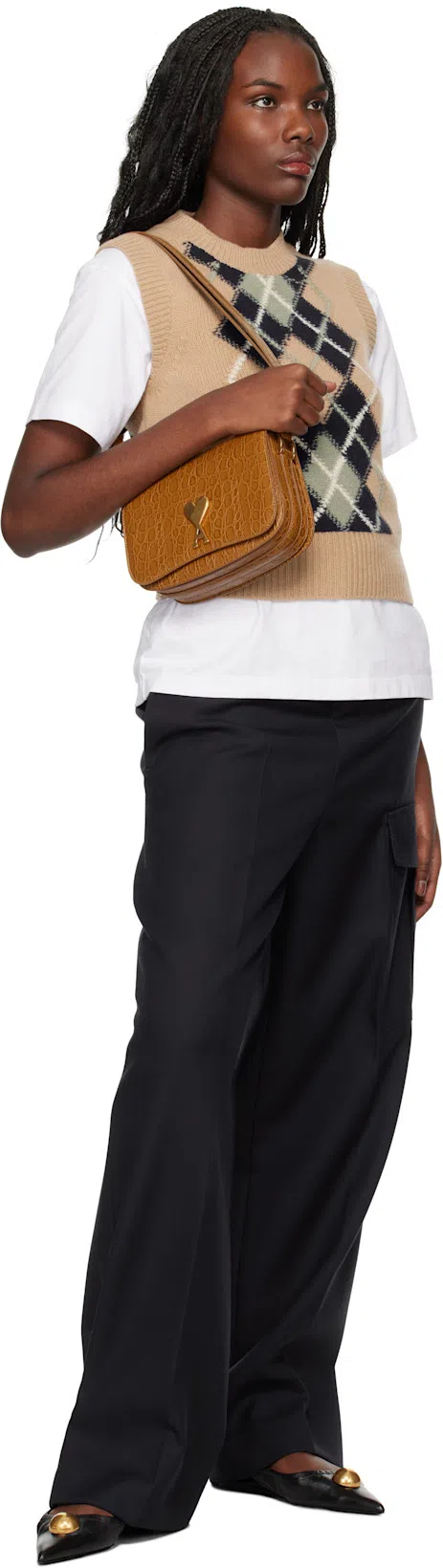 TOTÊME Toteme Monogram Embroidered Curved T Shirt In White