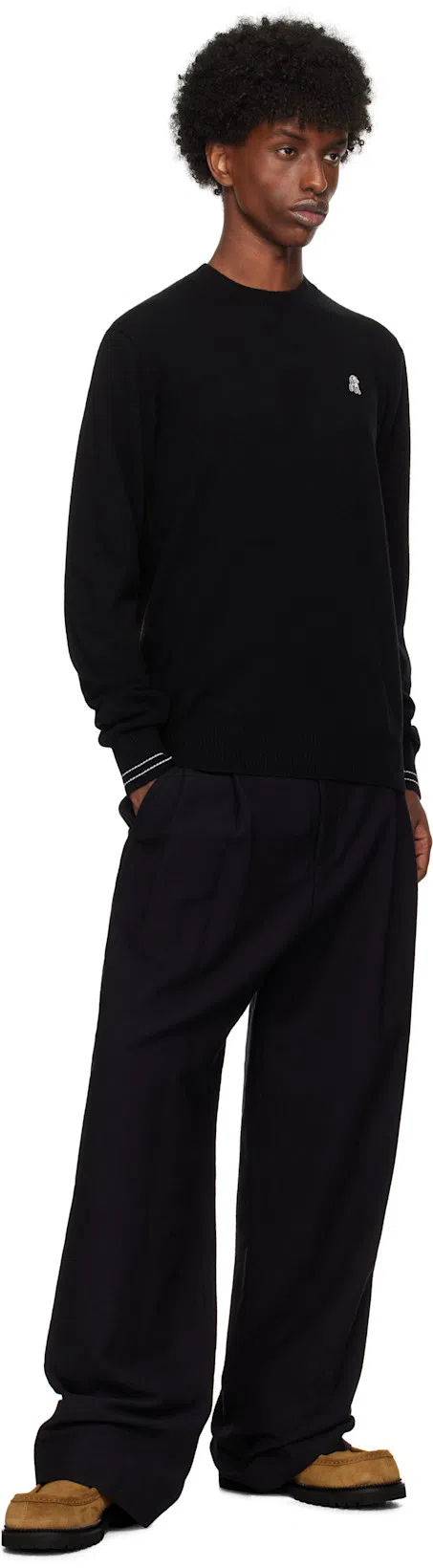 THE SHEPHERD UNDERCOVER Black Us2d4991-2 Sweater