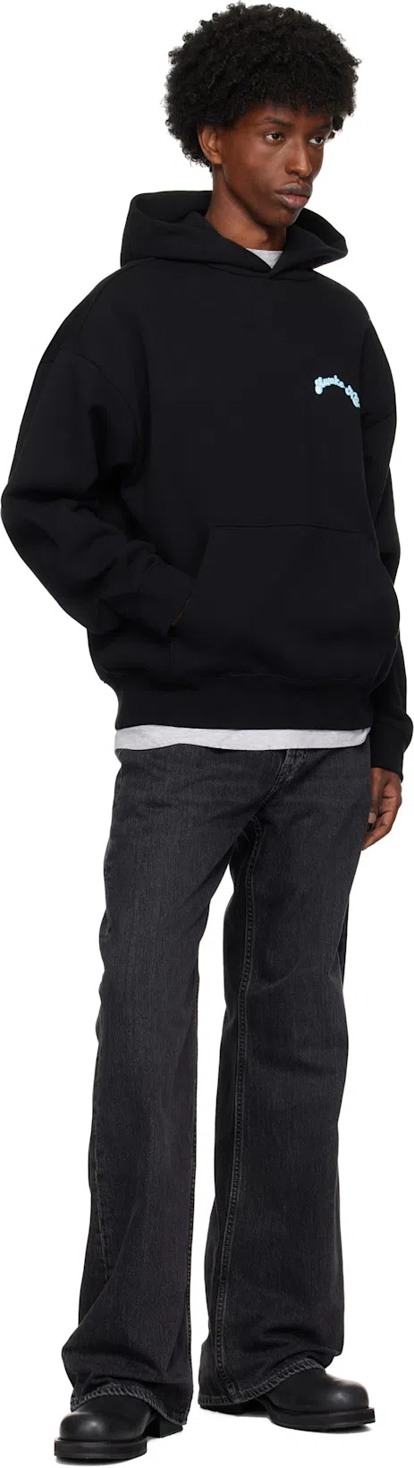 ACNE STUDIOS Exford Distressed Logo-print Organic Cotton-jersey T-shirt In Gray