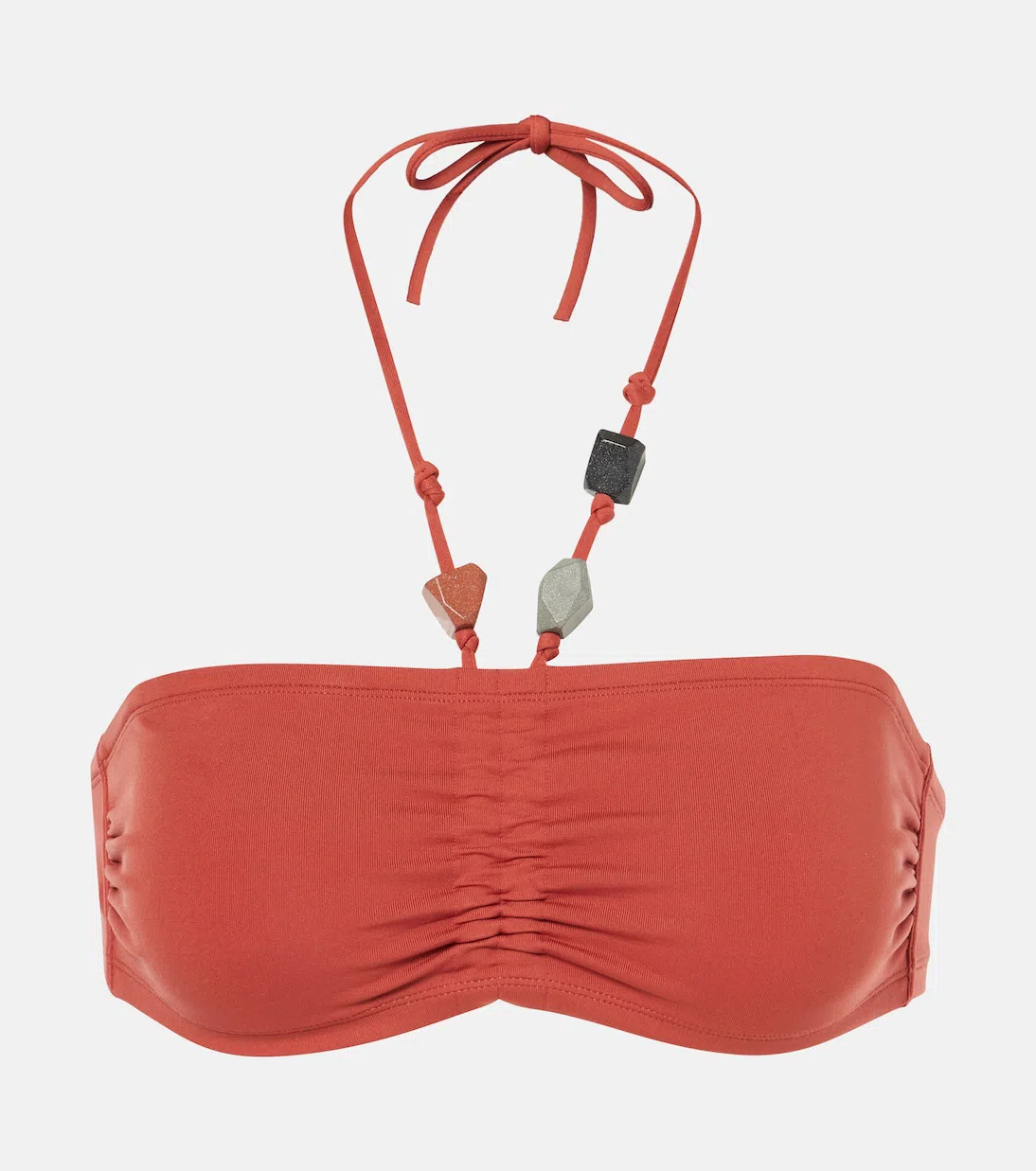 LOEWE Mini Signature Font Raffia Tote Bag In Brown