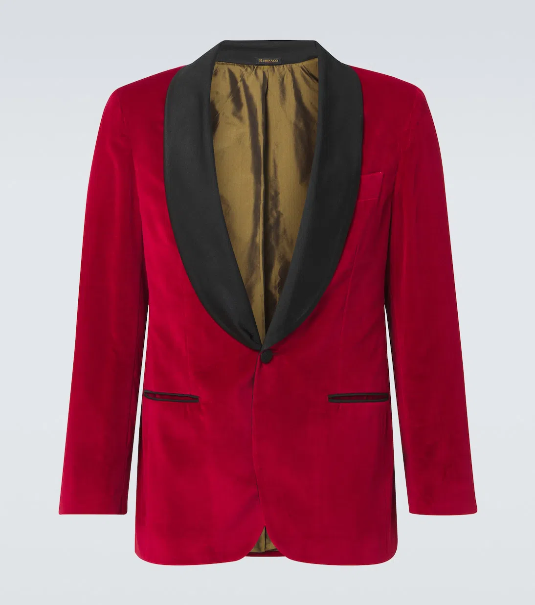 RUBINACCI Cotton Blazer In Red