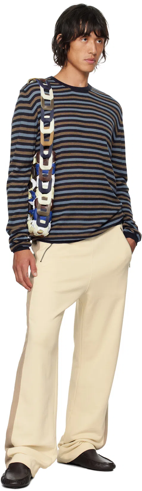 SC103 Multicolor Medium Links Tote In Quill