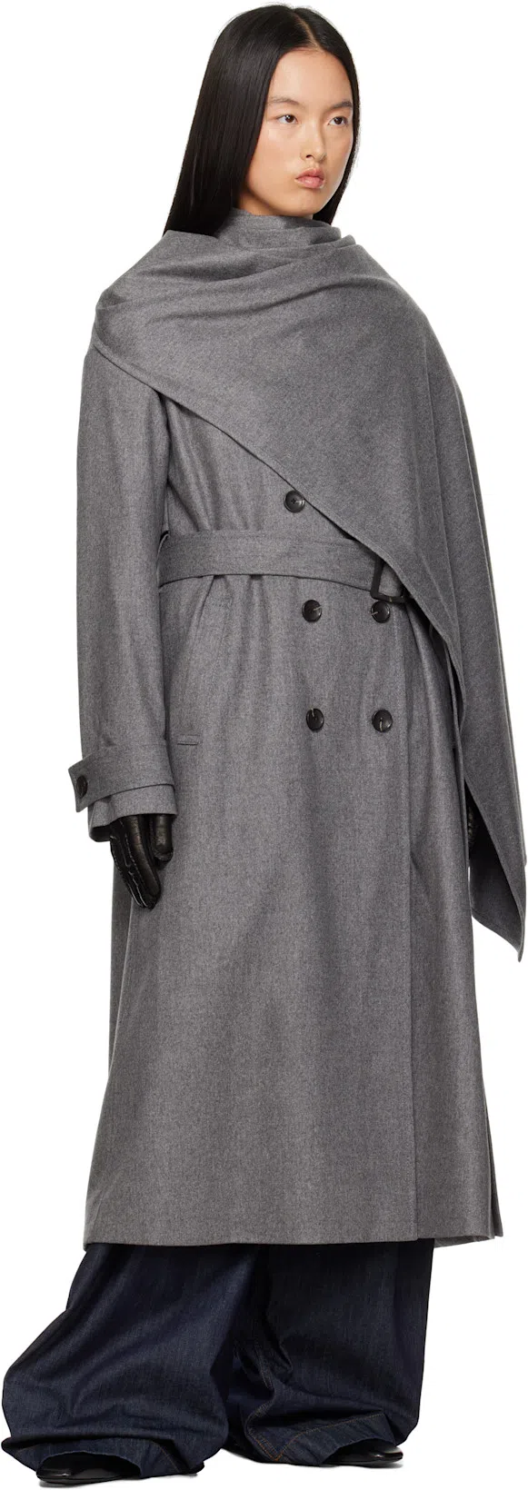 JIL SANDER Crystal-embellished Ballet Flats Black