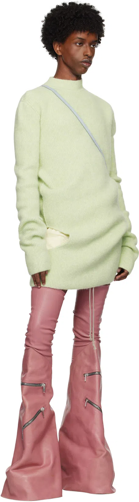 RICK OWENS Pink Porterville Cargowedge Boots In 23 Thulian