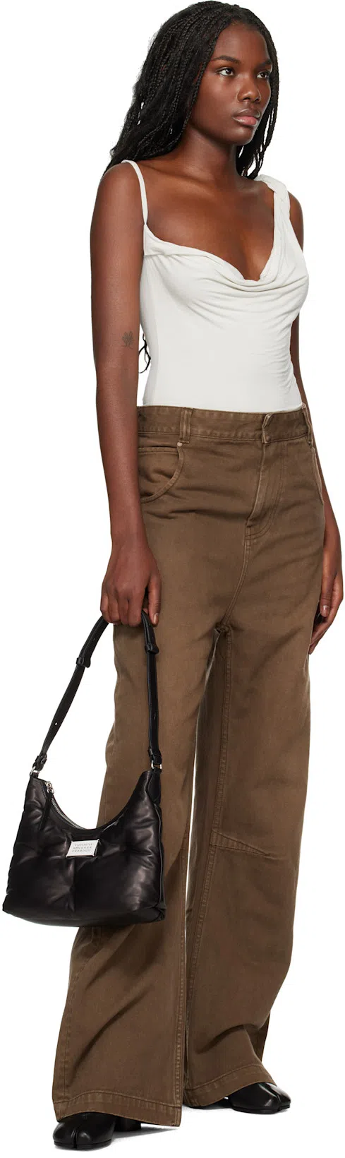 MAISON MARGIELA Tabi Ankle Boots In Black