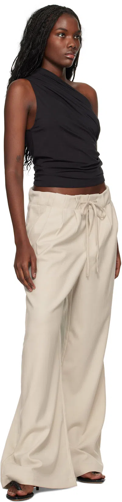 ENTIRE STUDIOS Pillar Top In Black