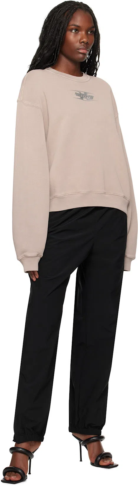 ALEXANDER WANG T T By Alexander Wang Jogging Pants In Black