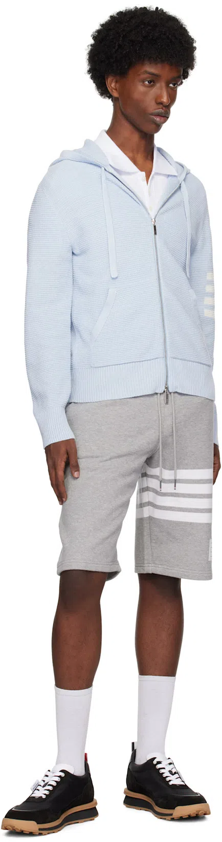 THOM BROWNE Classic Sweat Shorts In Classic Loopback In Gray