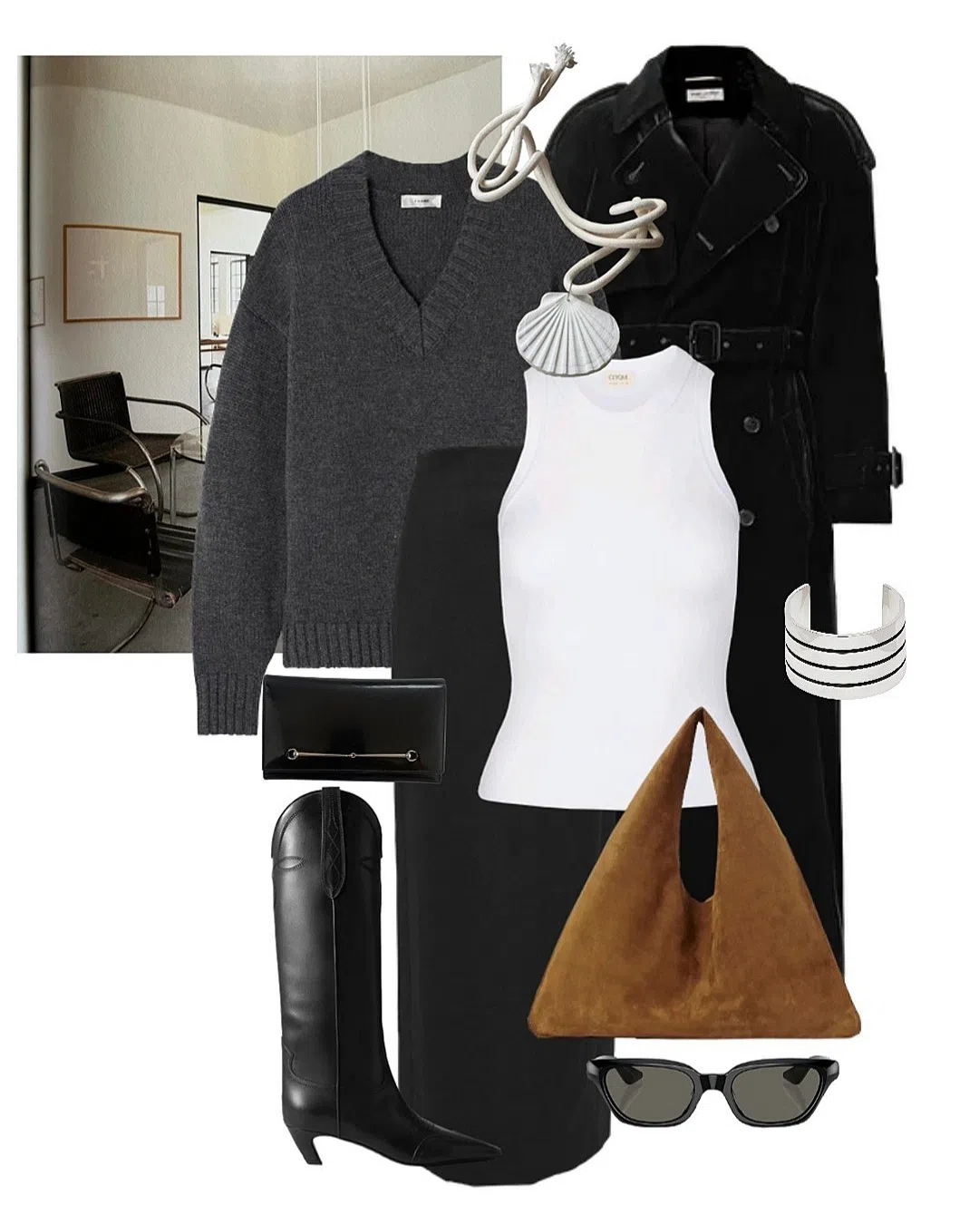 TOTÊME Toteme Women Cotton Ribbed Knit Tank Top In White