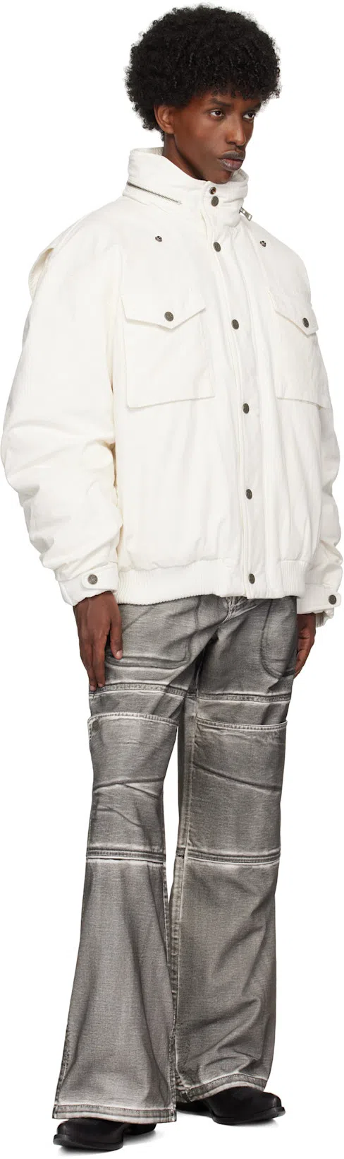 GOLDEN GOOSE Wish Star Pointed Toe Western Boot In Black