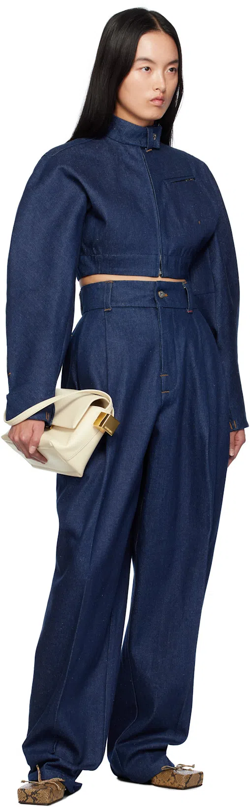 JACQUEMUS Le De-nîmes Curzio In Blue