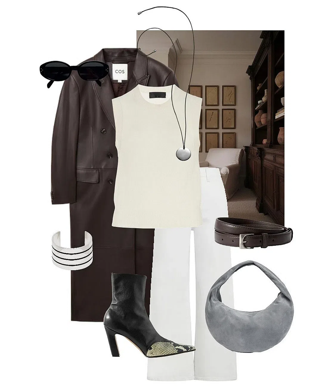 AGOLDE Dame High Rise Wide Leg Jeans In Fortune Cookie In White