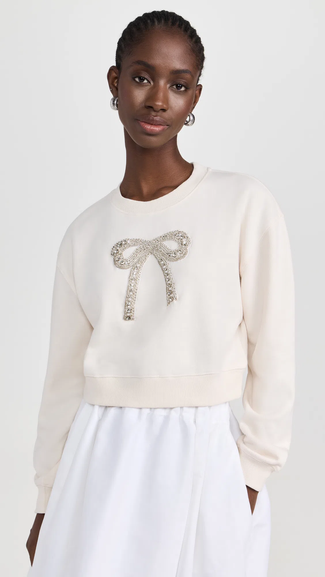 VEJA White And Pink Leather Esplar Logo Sneakers