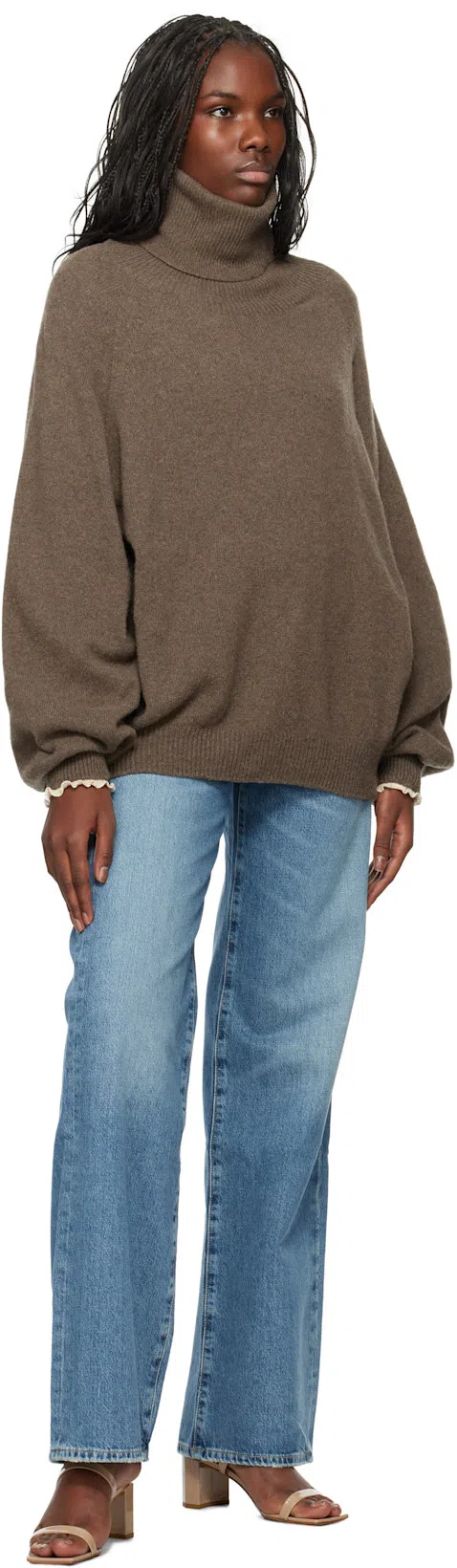 CITIZEN OF HUMANITY Delphina High Rise Straight Jean In Elsinore In Blue