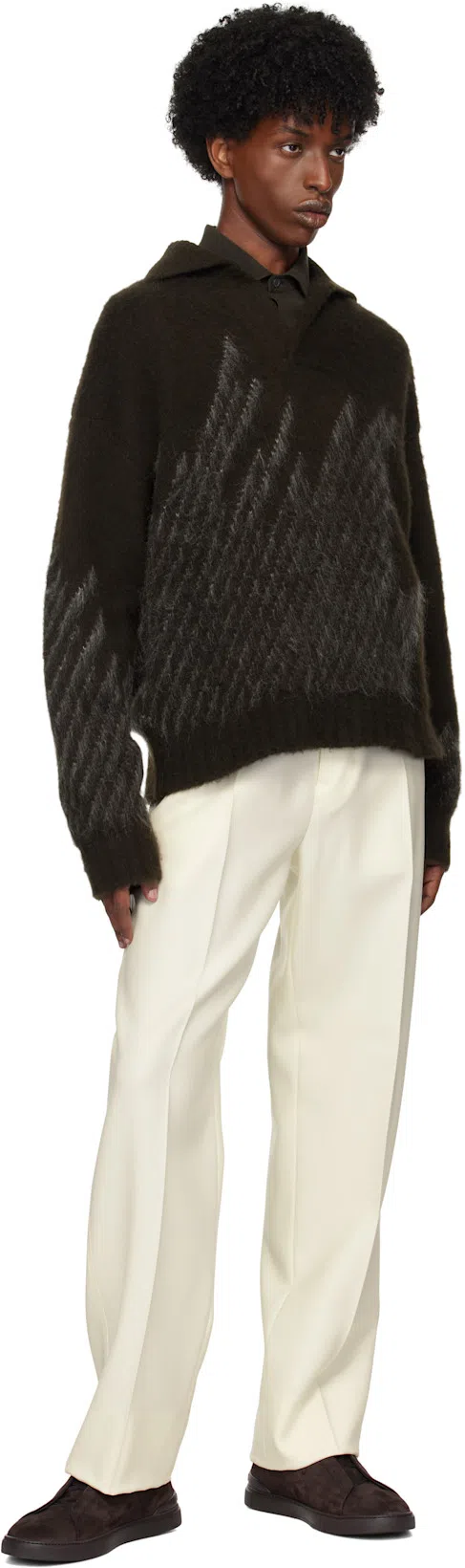 ZEGNA Elasticated-panel Suede Sneakers In Blue