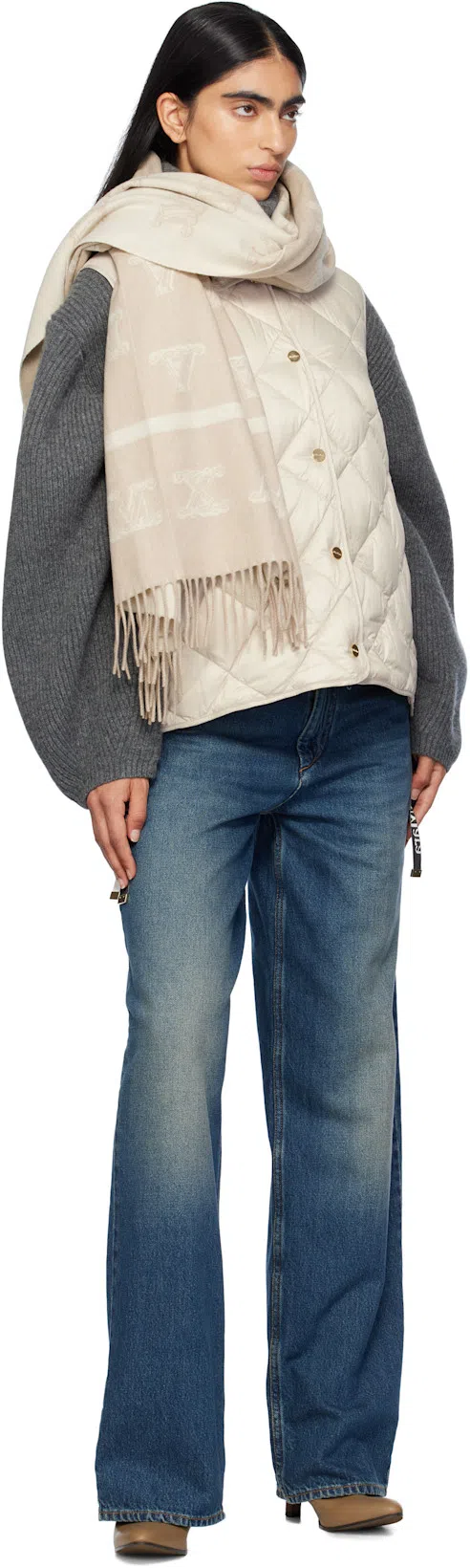 THE ROW Brown Prudens Boots In Faw Fawn