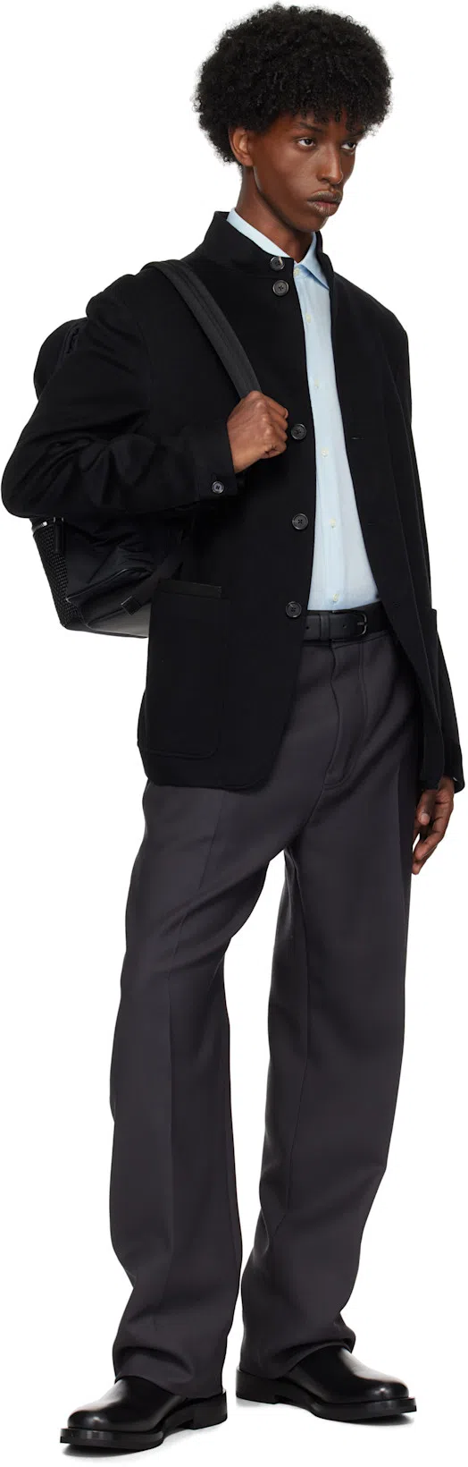 VALENTINO GARAVANI Studded Leather Ankle Boots With Elastic Panels In Black