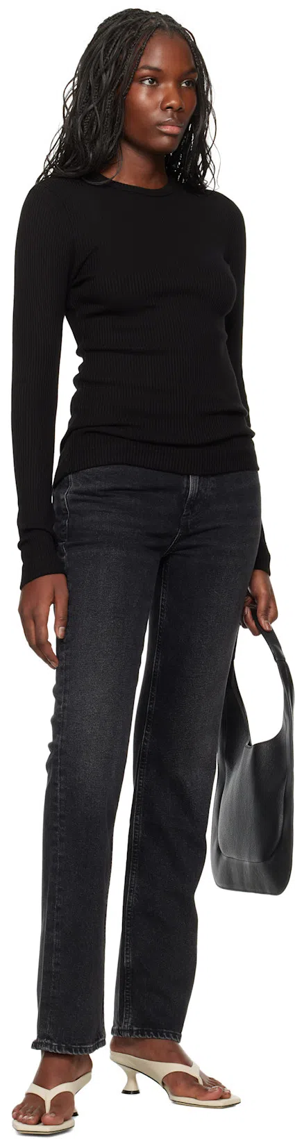 CITIZEN OF HUMANITY Citizens Of Humanity Annina Straight Leg Jeans In Black