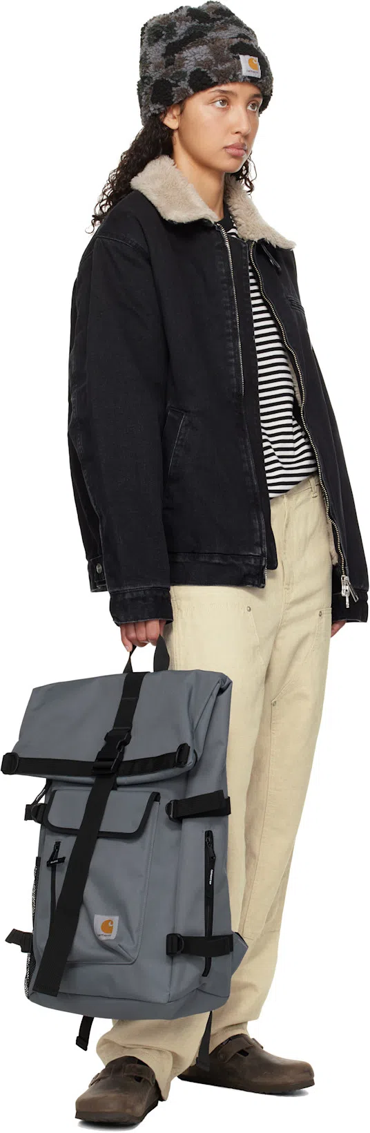 BIRKENSTOCK Boston Oiled Sabot In Habana Leather In Black