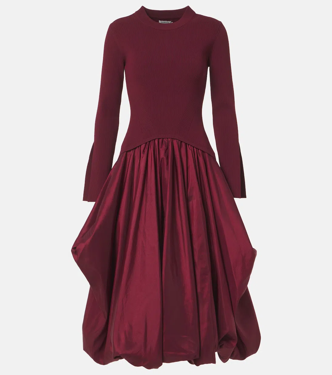 SAINT LAURENT Dome Embellished Clip-on Earrings In Gold