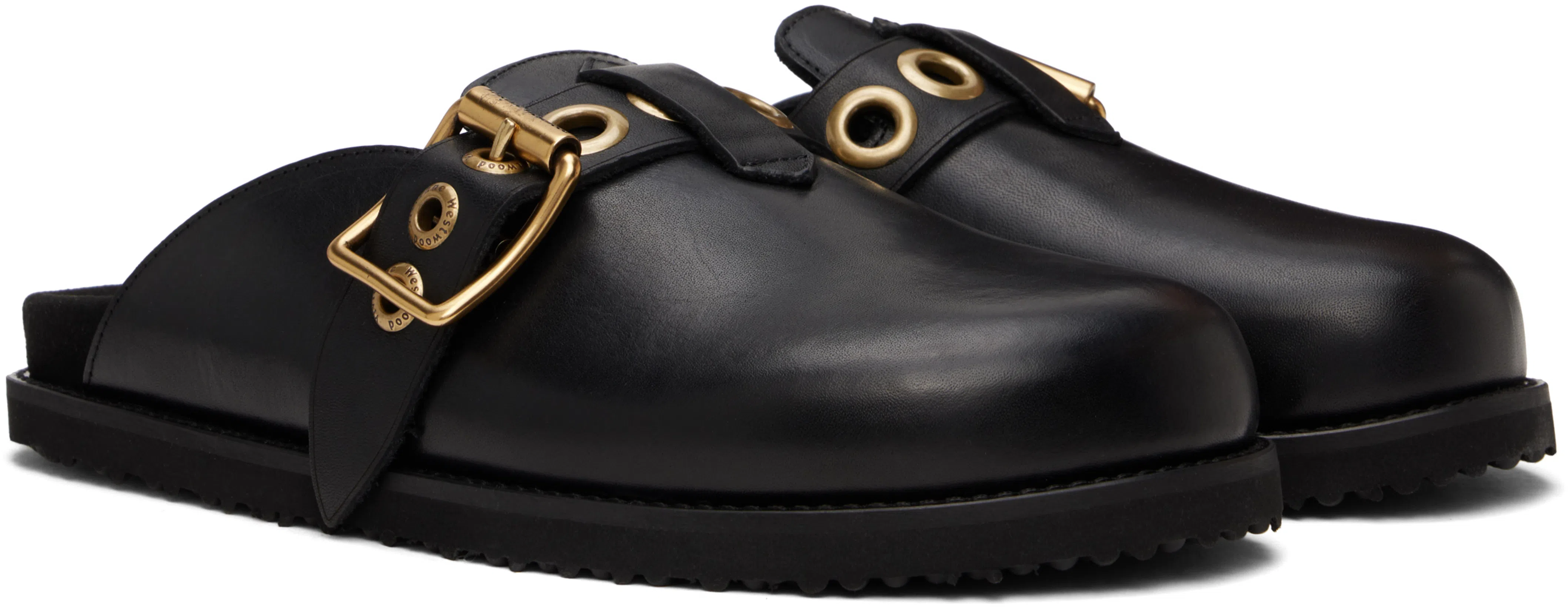 VIVIENNE WESTWOOD Unisex Sporty Black Wool Gloves In Black Fabric