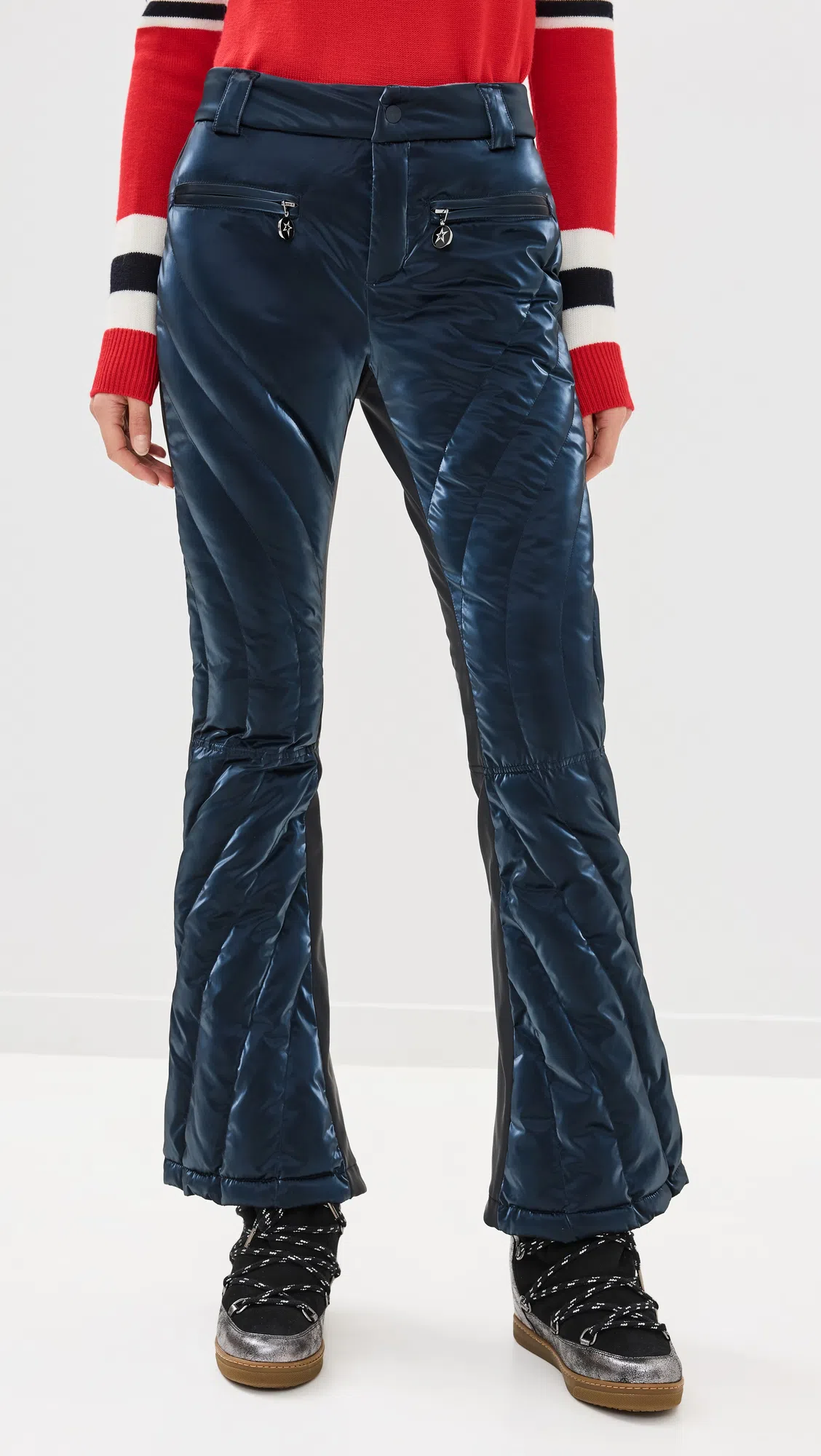 PERFECT MOMENT Alpine Schild Merino Wool Sweater L In Multi