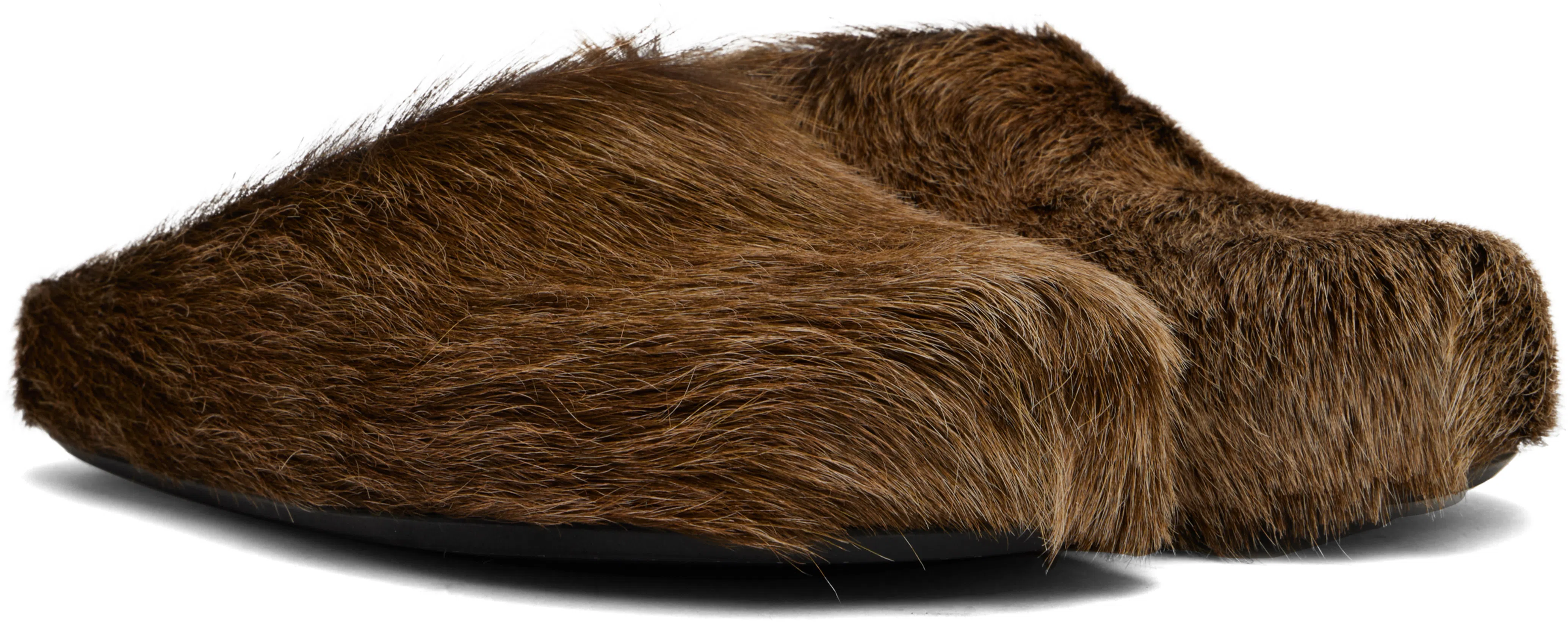 MARNI Brown Contrast Stitching Jeans In 00m40 Raisin