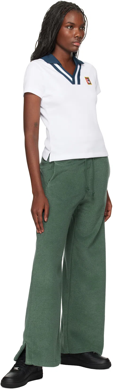 NIKE Air Force 1 Low Retro Premium Leather In Black