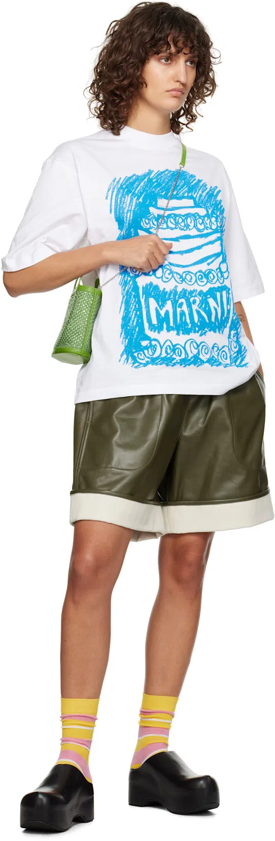 MARNI Chunky Clog Sabot With In Black