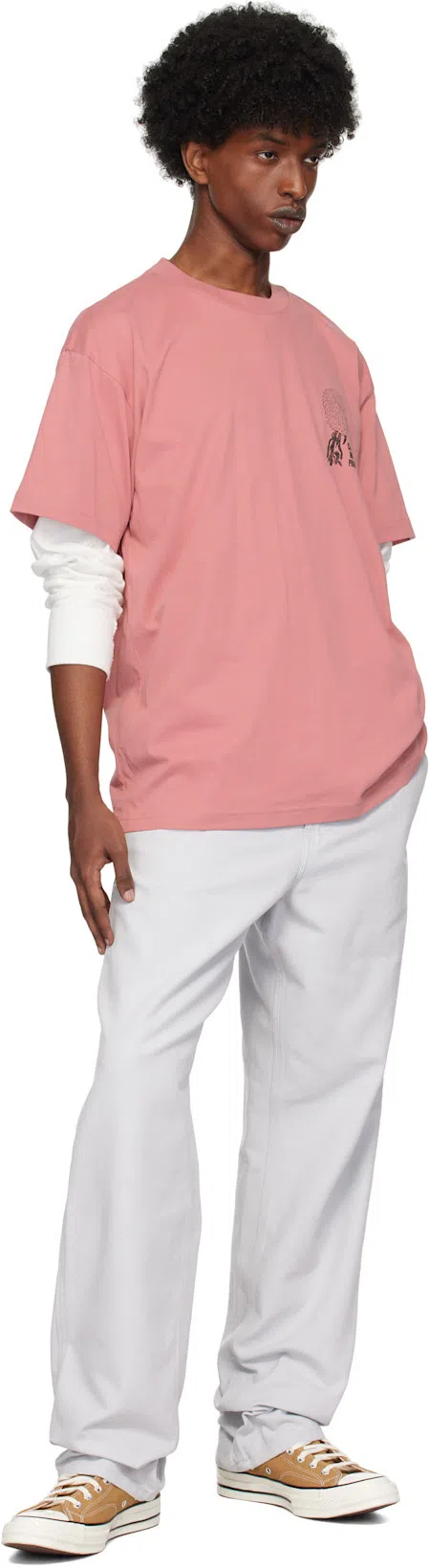 RAG & BONE Cotton Blend Waffle Knit Henley In White