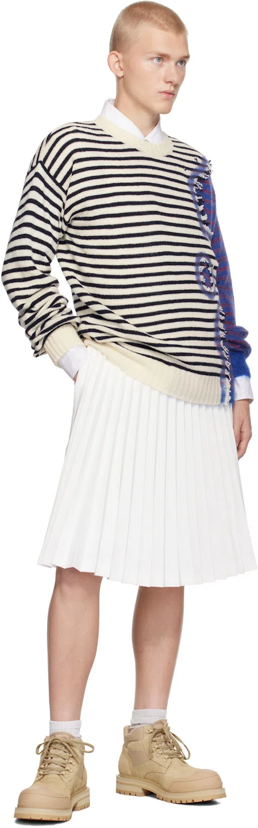 VIVIENNE WESTWOOD Shirt With Subtle Orb Embroidery And Tailored Fit In Gray