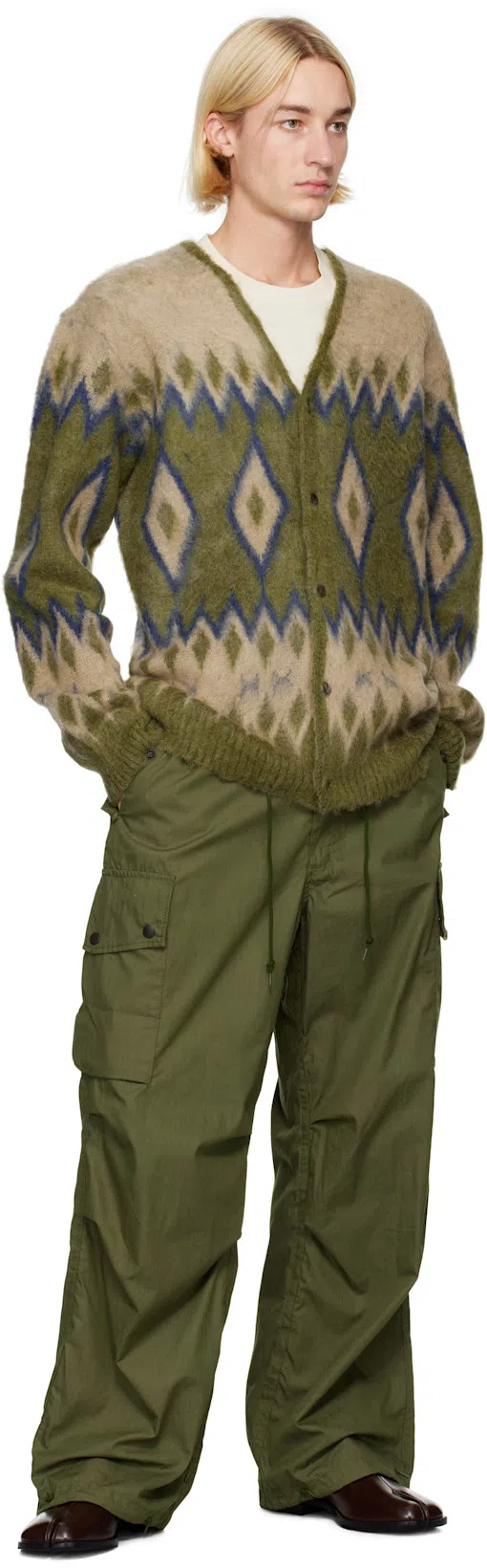 MAISON MARGIELA 30mm Tabi County Leather Loafers In Black