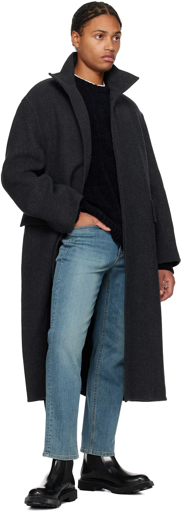 JIL SANDER Men White Crewneck T-shirt With Logo Lettering On The Front In Cotton Man