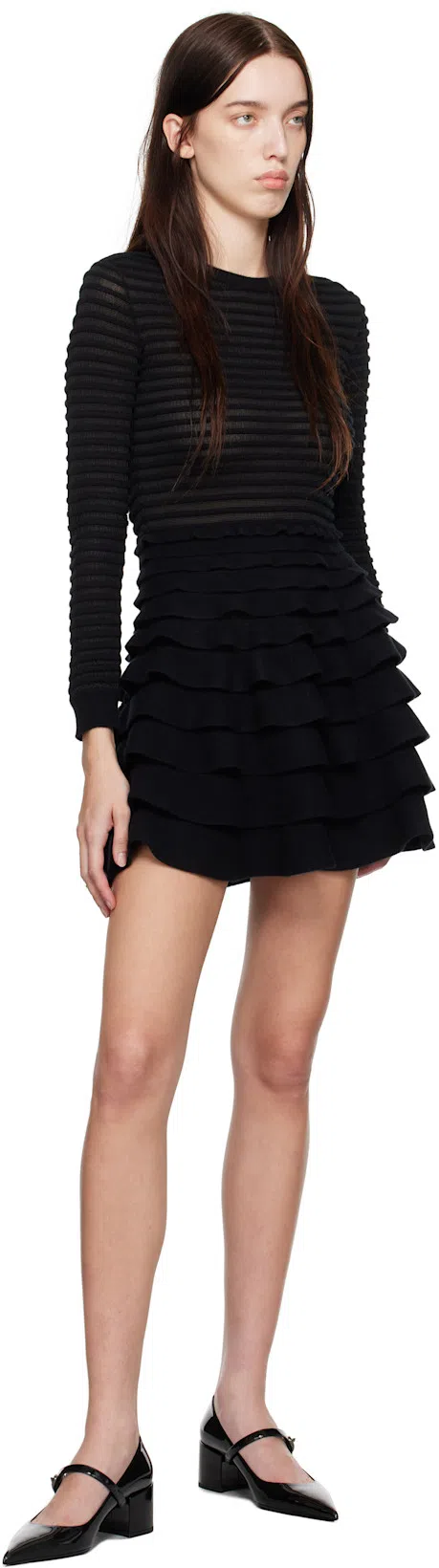 VALENTINO GARAVANI Valentino Vlogo 50 Patent Pump In Black