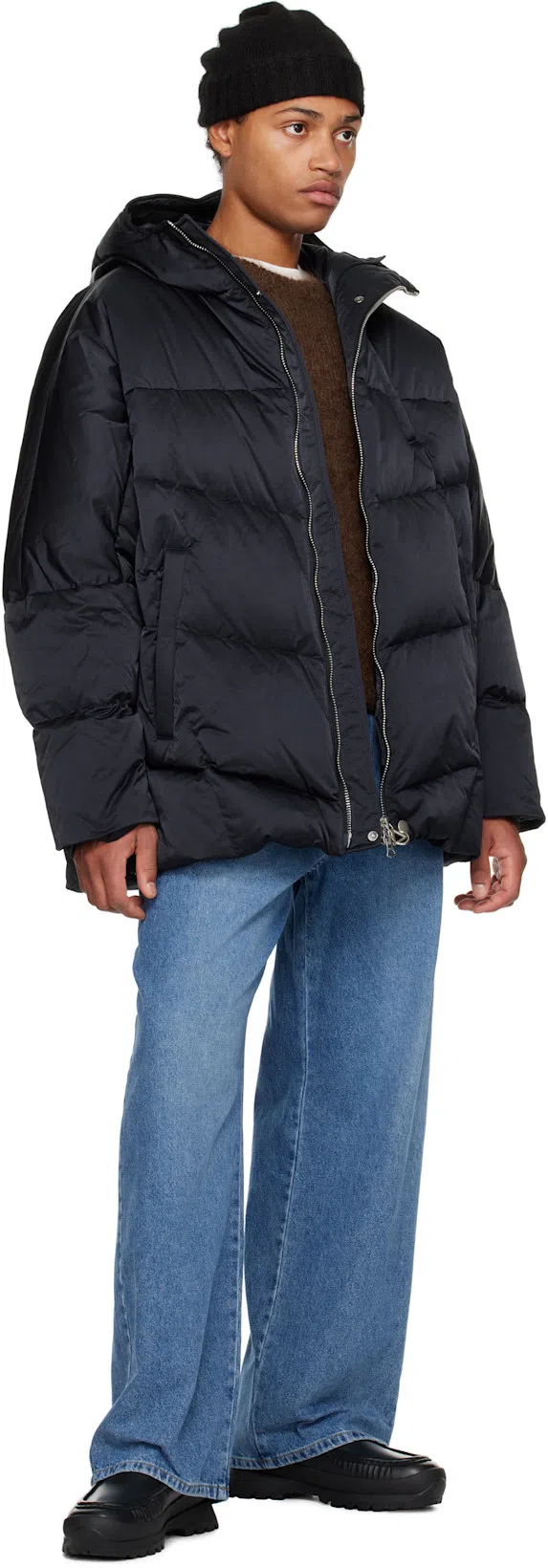 JIL SANDER Men White Crewneck T-shirt With Logo Lettering On The Front In Cotton Man