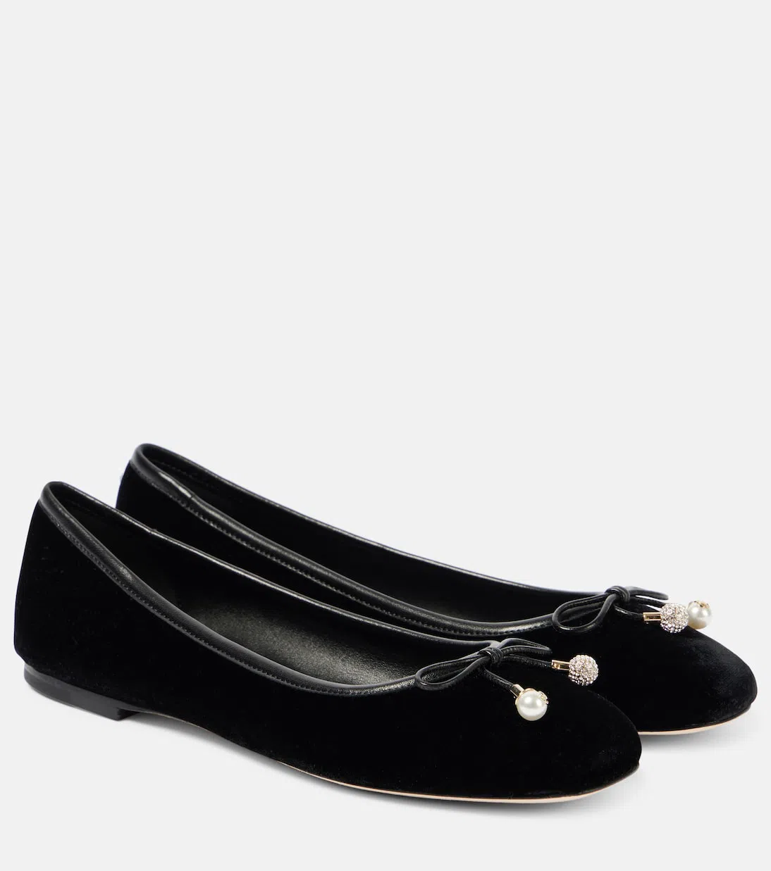 JIMMY CHOO Women Elme Ballet Flats In Black