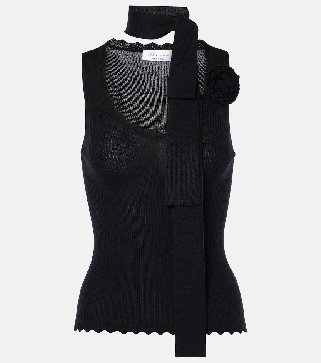 BLUMARINE Rose Earrings In Silver