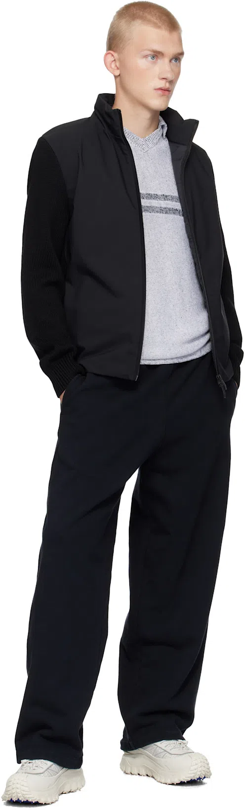 BURBERRY Equestrian Knight Elasticated-waist Track Pants In Black