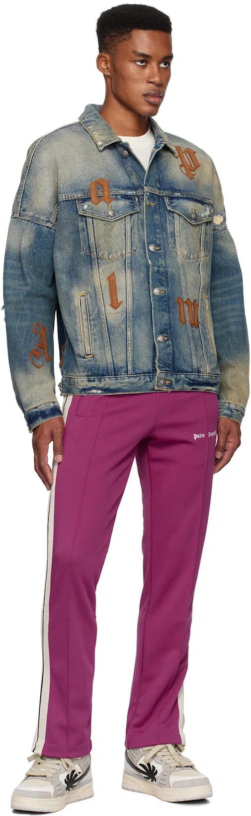 PALM ANGELS Men's Bear In White