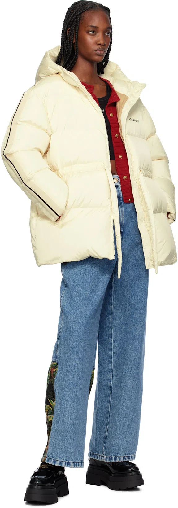 ALEXANDER WANG Carter Patent-leather Platform Loafers In Black