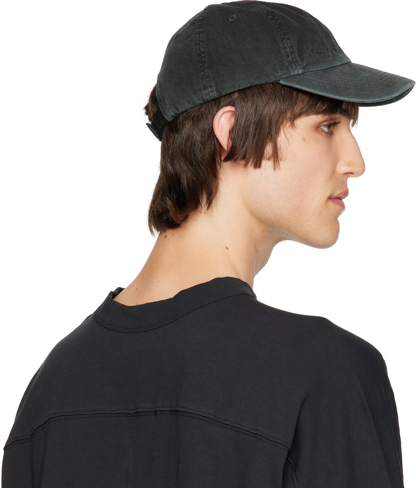 ENTIRE STUDIOS Heavy Gocar Mid-rise Cargo Trousers In Black