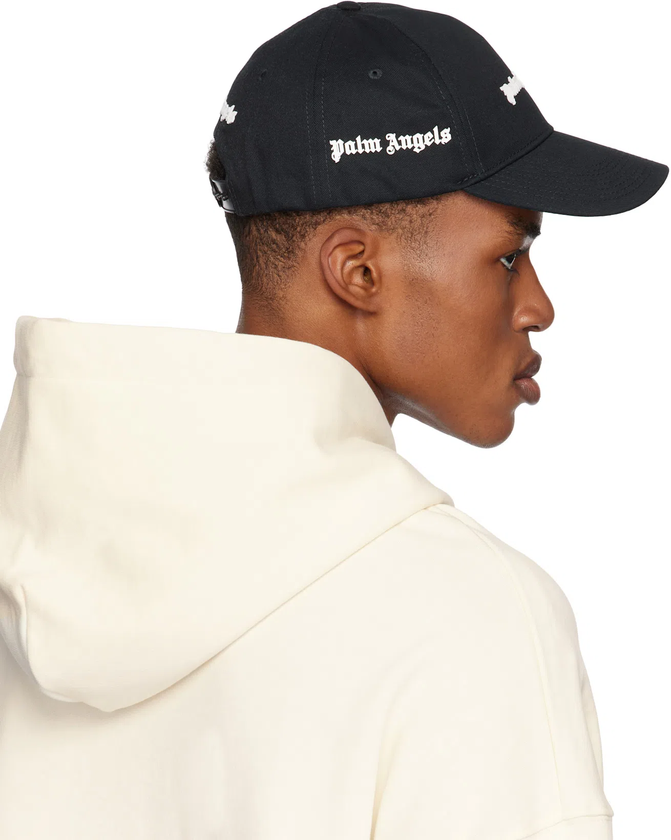 PALM ANGELS Бейсбольная Кепка Из Хлопка In Black