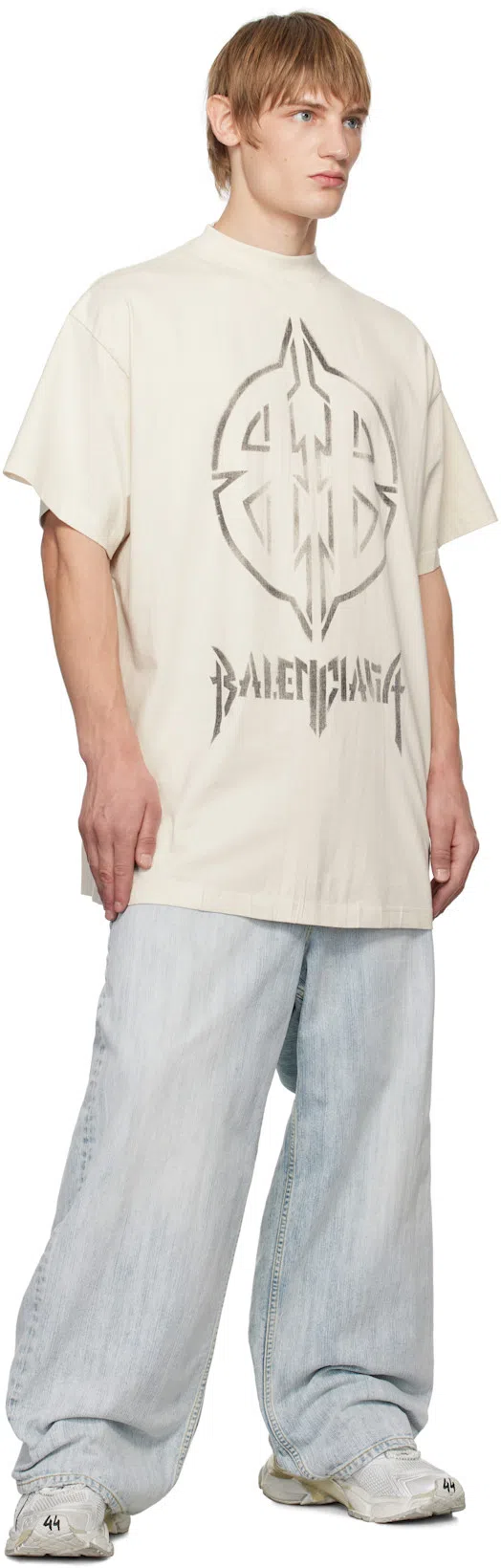 BALENCIAGA Be Right Back Running Sneakers In White