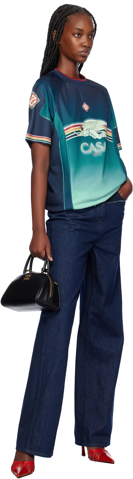 PARIS TEXAS Nadia 85 Lizard Print Leather Mules In Red