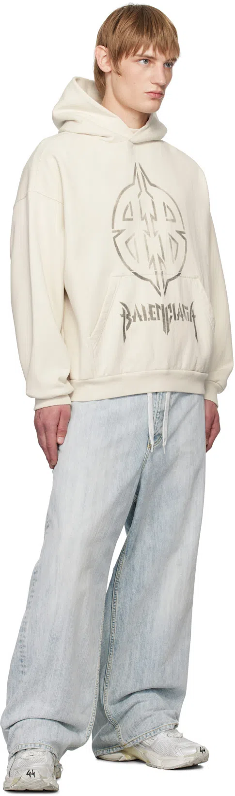 BALENCIAGA Be Right Back Running Sneakers In White