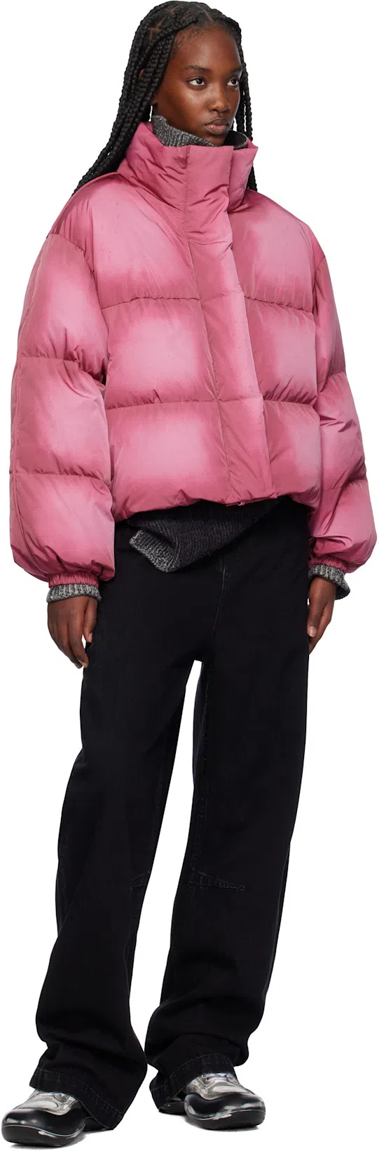ACNE STUDIOS Down Puffer Jacket In Pink