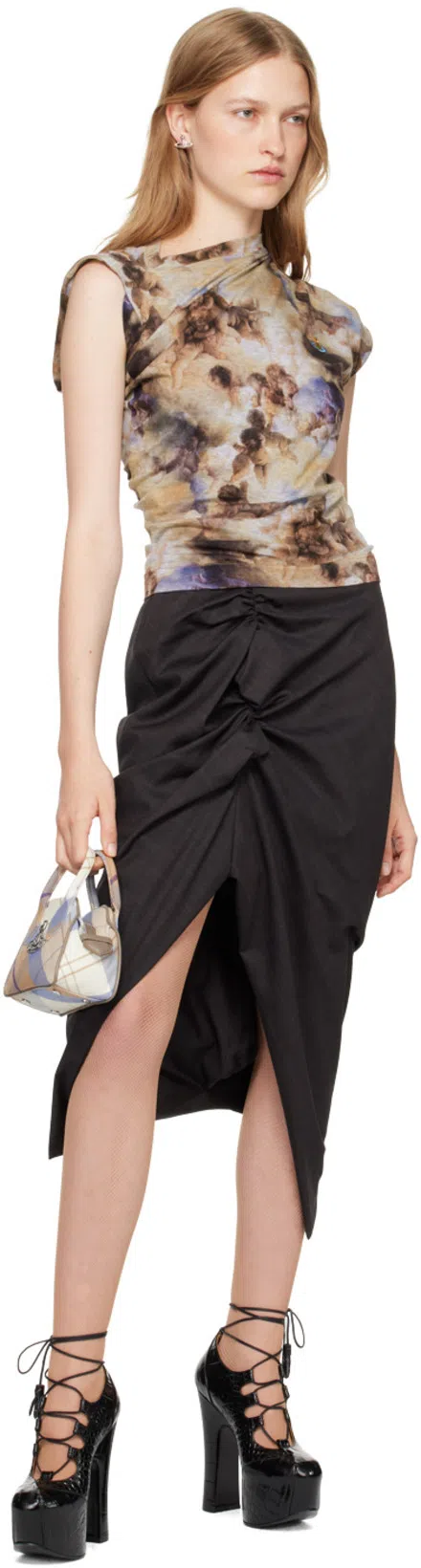 VIVIENNE WESTWOOD Elevated Ghillie 145mm Platform Pumps In Black