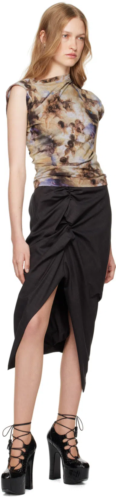 VIVIENNE WESTWOOD Elevated Ghillie 145mm Platform Pumps In Black