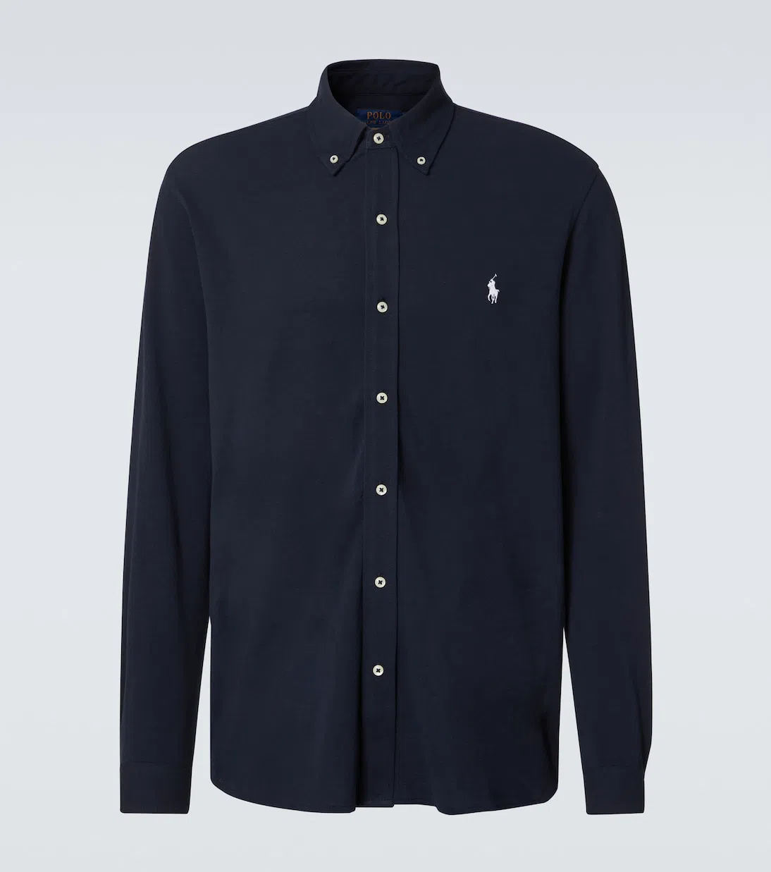 POLO RALPH LAUREN Logo-embroidered Shirt In Brown